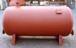 horizontal cement lined water tank