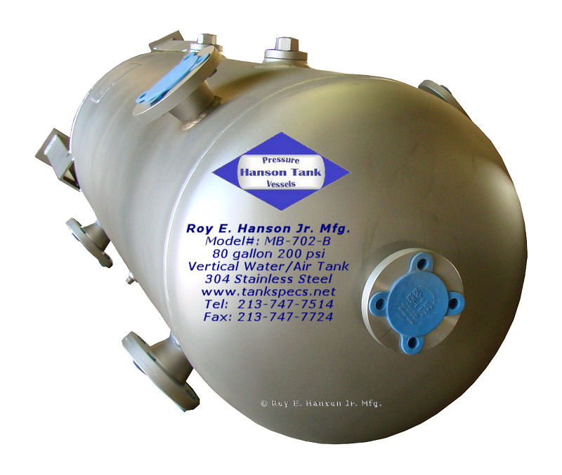 Dry Nitrogen Carbon Steel Vertical Vacuum Tank -15 to +15 psi unlined ...